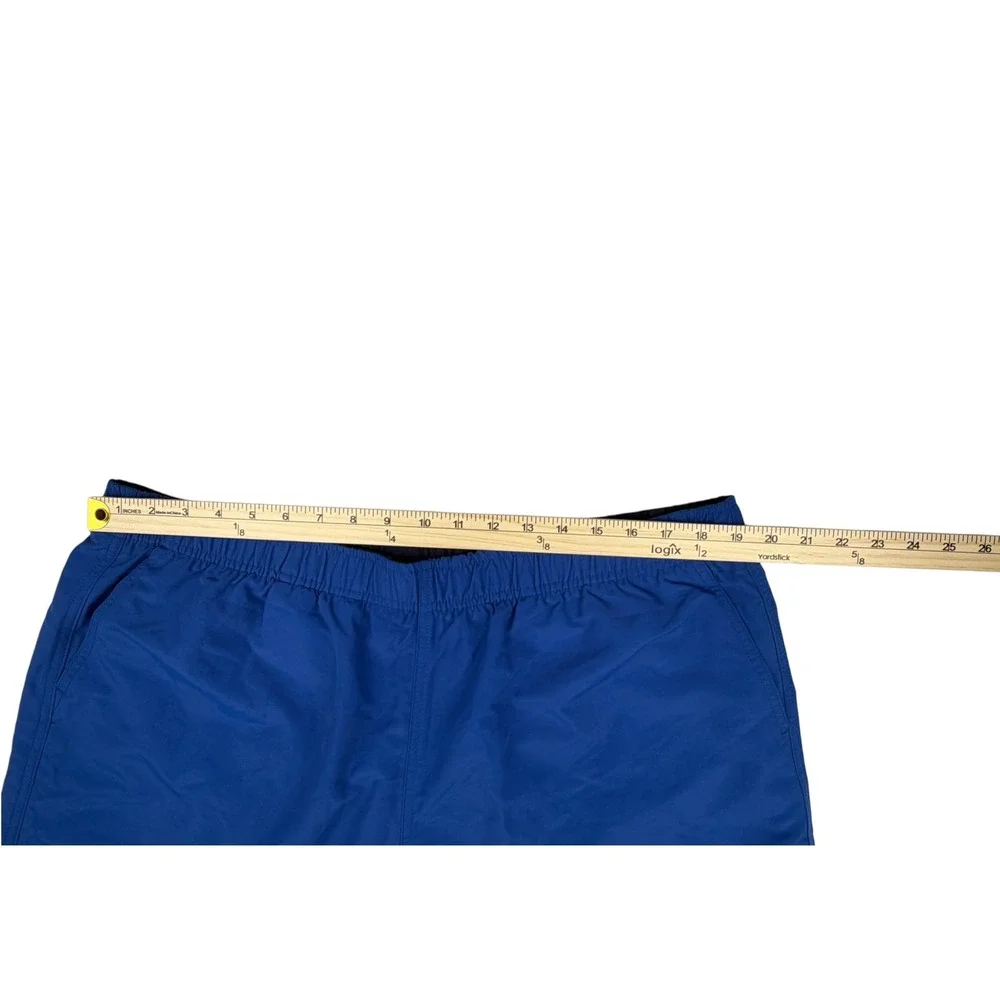 L.L.Bean Men's XL Blue Supplex Sport Shorts Swim Trunks Nylon Mesh Lined Outdoor